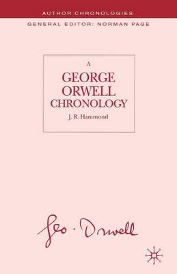 Book cover for A George Orwell Chronology