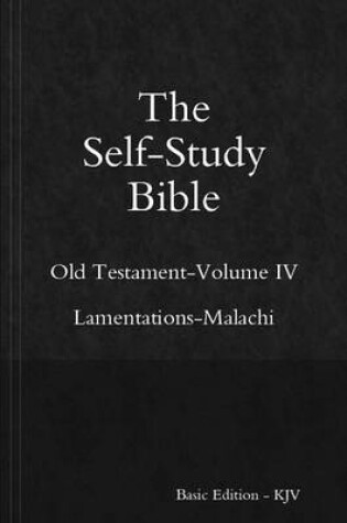 Cover of Self-Study Bible - Old Testament - Volume IV