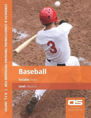 Book cover for DS Performance - Strength & Conditioning Training Program for Baseball, Power, advanced