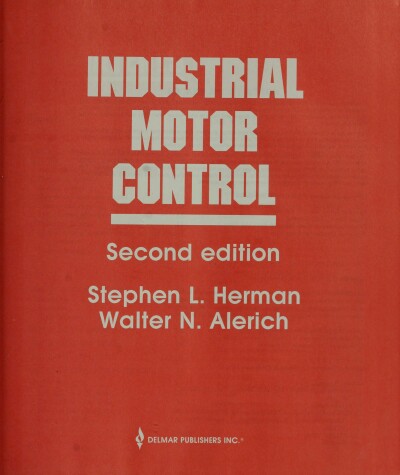 Book cover for Industrial Motor Control
