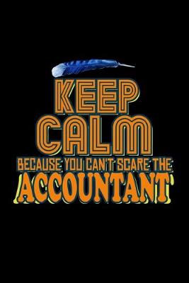 Book cover for Keep calm because you can't scare the accountant