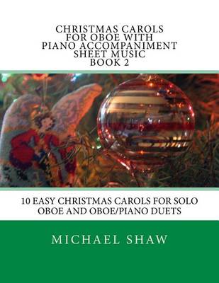 Book cover for Christmas Carols For Oboe With Piano Accompaniment Sheet Music Book 2