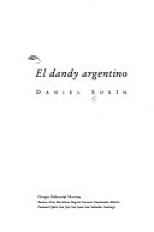 Cover of El Dandy Argentino