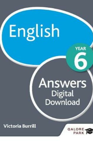 Cover of English Year 6 Answers