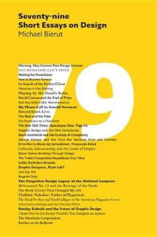 Cover of Seventy-Nine Short Essays on Design