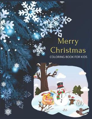 Book cover for Merry Christmas Coloring Book For Kids