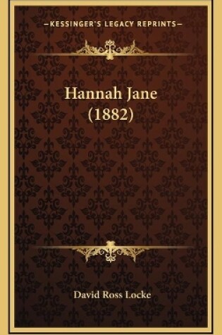 Cover of Hannah Jane (1882)