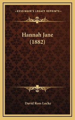 Book cover for Hannah Jane (1882)