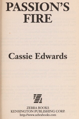 Cover of Passion's Fire