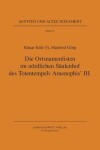 Book cover for Die Ortsnamenlisten Im Nordlichen Saulenhof Des Totentempels Amenophis' III.