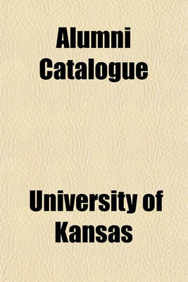 Book cover for Alumni Catalogue