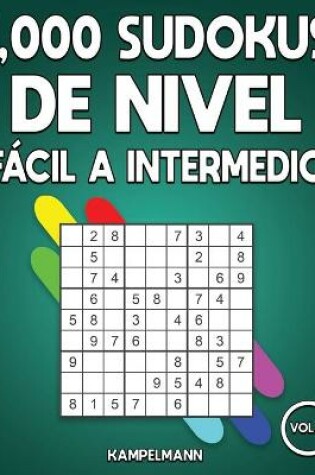 Cover of 1,000 Sudokus de Nivel Fácil a intermedio