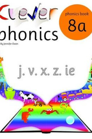 Cover of J V X Z phonics book 8a