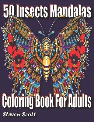 Book cover for Insects Mandalas Coloring Book for Adults