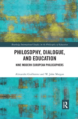 Book cover for Philosophy, Dialogue, and Education