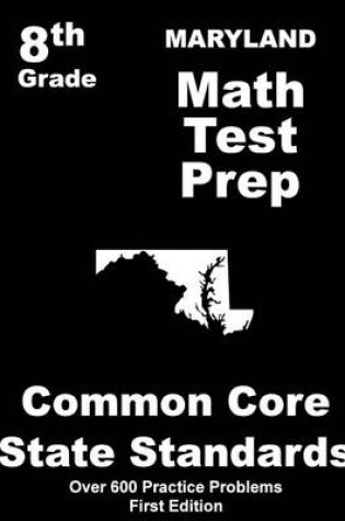 Cover of Maryland 8th Grade Math Test Prep