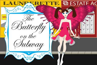 Book cover for The Butterfly on the Subway