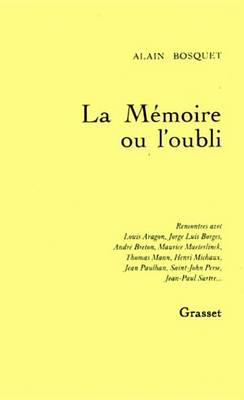 Book cover for La Memoire Ou L'Oubli