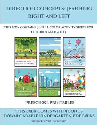 Book cover for Preschool Printables (Direction concepts