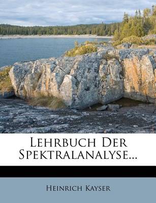 Book cover for Lehrbuch Der Spektralanalyse...