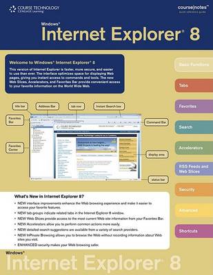 Book cover for Windows Internet Explorer 8 Coursenotes