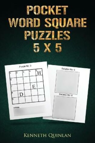 Cover of Pocket Word Square Puzzles - 5 x 5