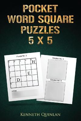 Book cover for Pocket Word Square Puzzles - 5 x 5