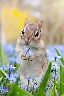 Book cover for Chipmunk with a Flower - Lined Notebook with Margins