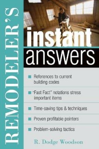 Cover of Remodeler's Instant Answers