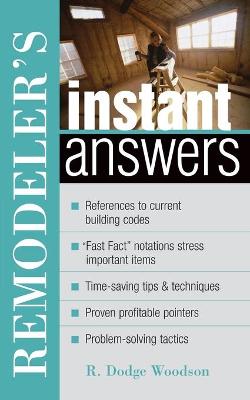 Book cover for Remodeler's Instant Answers