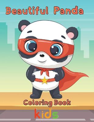 Book cover for Beautiful Panda Coloring Book kids