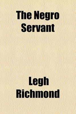 Book cover for The Negro Servant