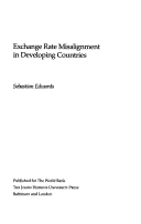 Book cover for Exchange Rate Misalignment in Developing Countries