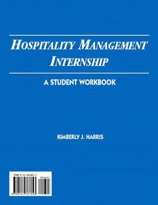 Cover of Hospitality Management Internship