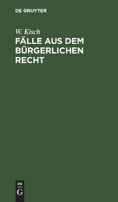 Book cover for F�lle Aus Dem B�rgerlichen Recht