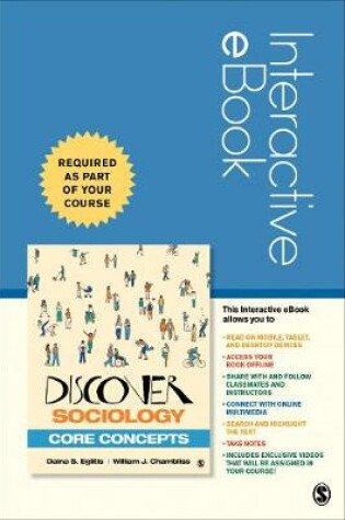 Cover of Discover Sociology: Core Concepts Interactive eBook