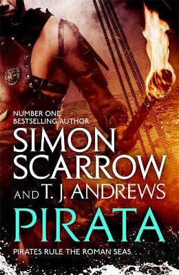 Book cover for Pirata: The dramatic novel of the pirates who hunt the seas of the Roman Empire