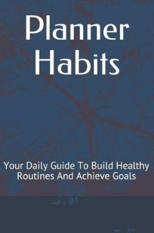 Cover of Planner Habits