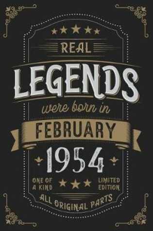 Cover of Real Legendes were born in February 1954