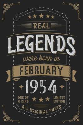 Book cover for Real Legendes were born in February 1954