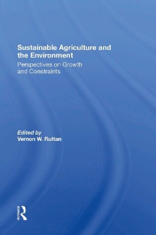 Cover of Sustainable Agriculture And The Environment