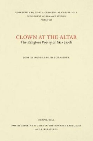 Cover of Clown at the Altar