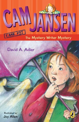 Book cover for Cam Jansen and the Mystery Writer Mystery #27