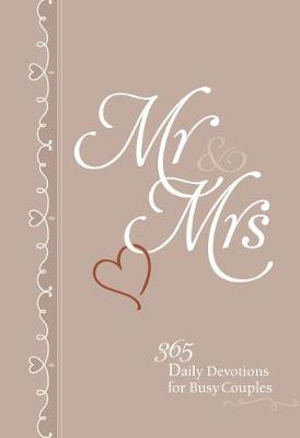 Book cover for Mr & Mrs: 365 Daily Devotions for Busy Couples