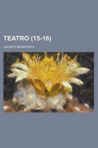 Cover of Teatro (15-16)