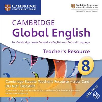 Book cover for Cambridge Global English Stage 8 Cambridge Elevate Teacher's Resource Access Card