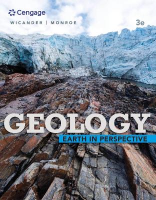 Book cover for Mindtap for Wicander/Monroe's Geology: Earth in Perspective, 1 Term Printed Access Card