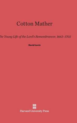 Book cover for Cotton Mather