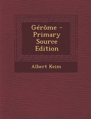 Book cover for Gerome