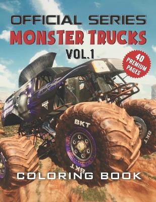 Book cover for Monster Trucks Coloring Book Vol1